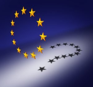 Europasterne auf blauen Grund in der Bundestagswahl