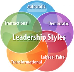 Führungsstil Grafik der Überlappungen