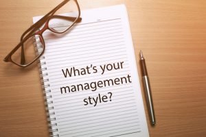 Notizblock mit "Whats your Management Style"