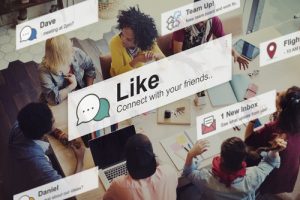 Unternehmen nutzt Social Media