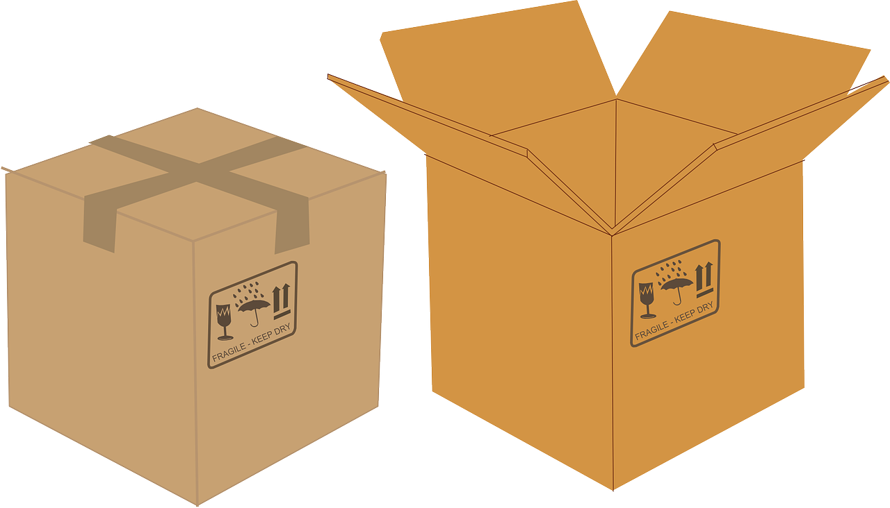 cardboard box, cardboard, box