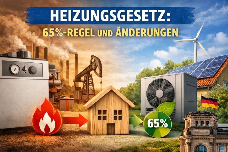 Heizungsgesetz 65 Prozent Regel